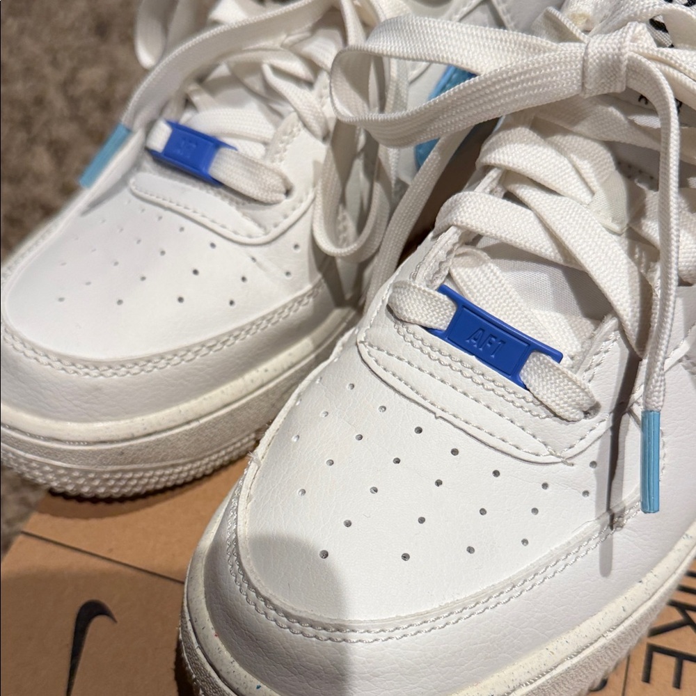 Blue Swooshes Mark The Nike Air Force 1’s Second ’82-Themed Colorway - Picture 6 of 15